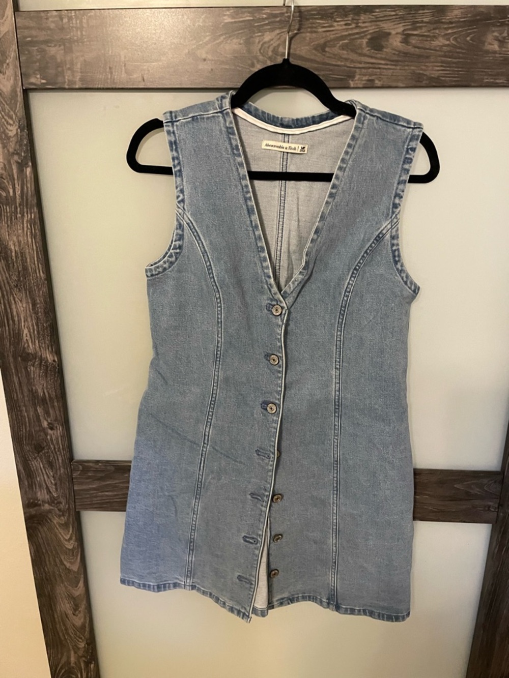Abercrombie & Fitch Light Blue Denim Dress